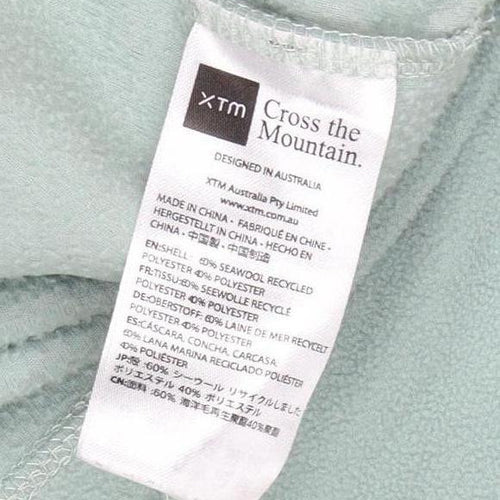 XTM Women's Green 1/2 Zip Sweatshirt Size 10