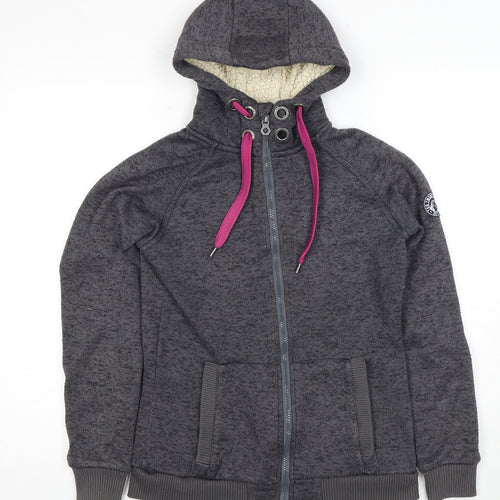 Tog Twenty Four Women's Grey Full Zip Hoodie Size 12