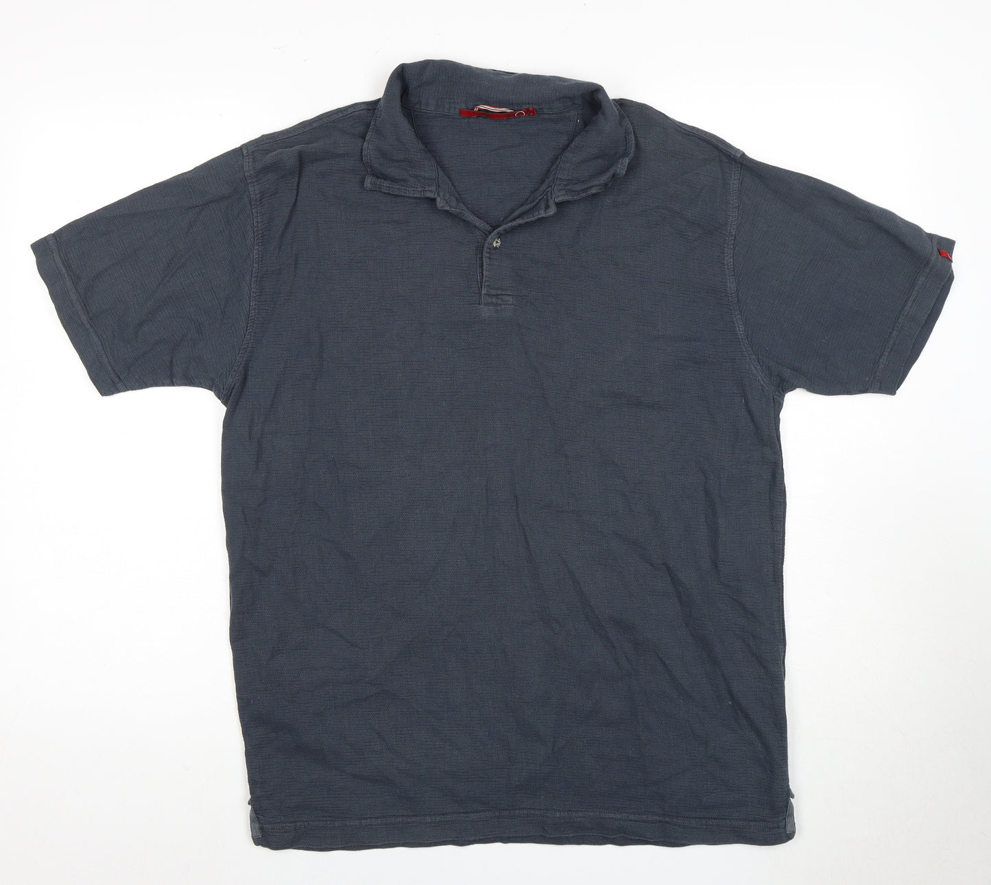 Stuff Men’s Blue Polo Shirt M Short Sleeve Cotton