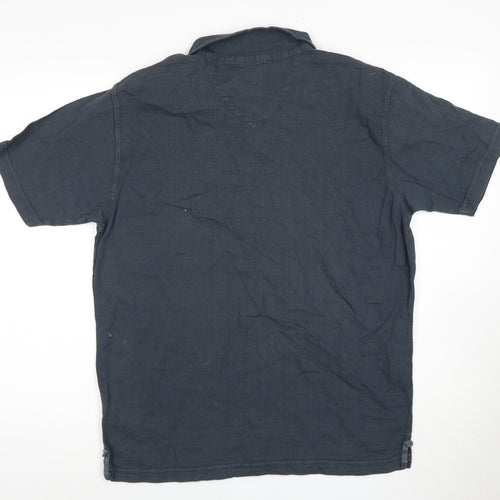 Stuff Men’s Blue Polo Shirt M Short Sleeve Cotton