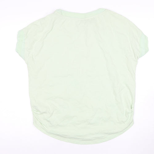 Next Women's Green Striped T-Shirt Size 18 Casual Wear