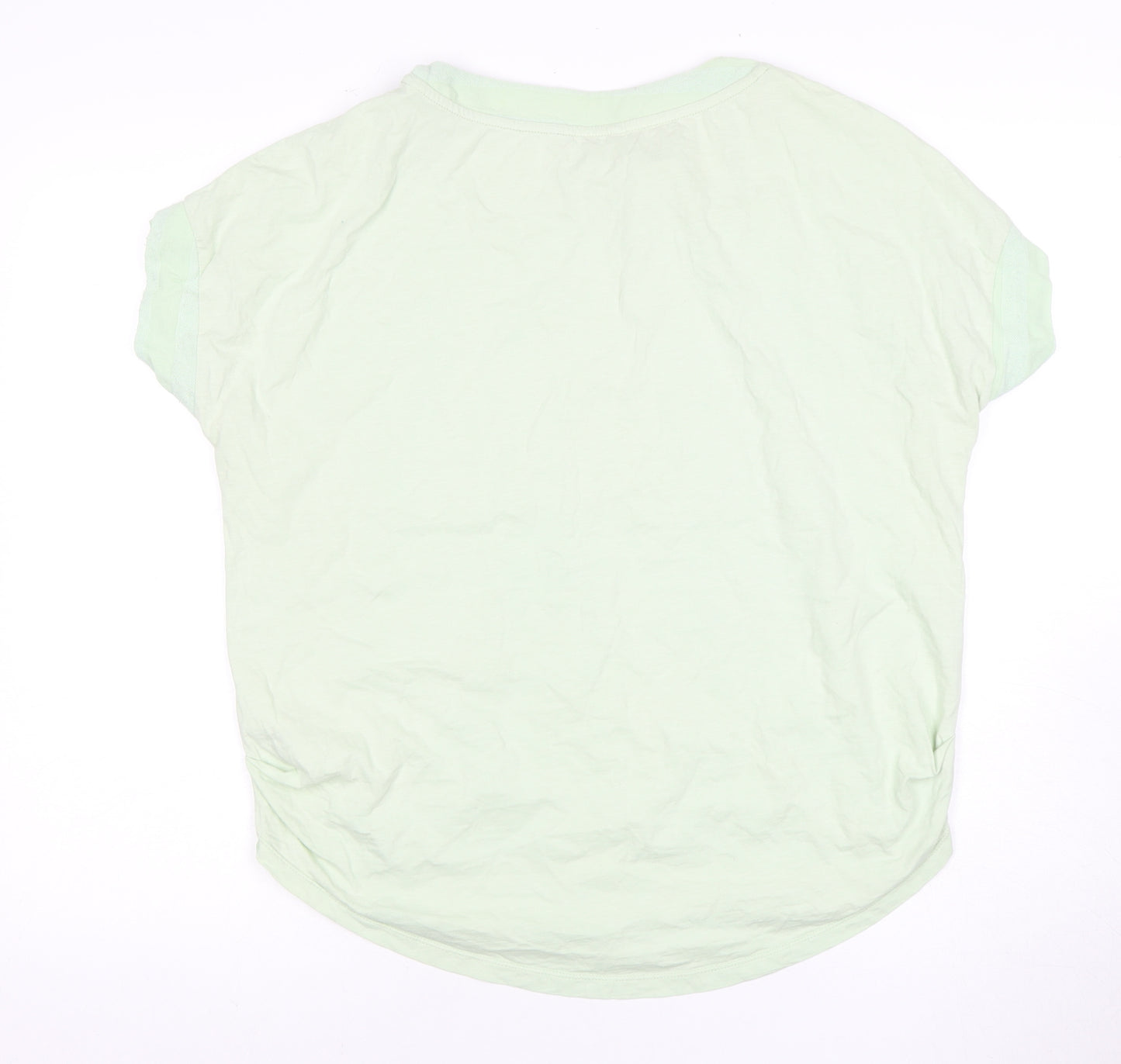 Next Women's Green Striped T-Shirt Size 18 Casual Wear