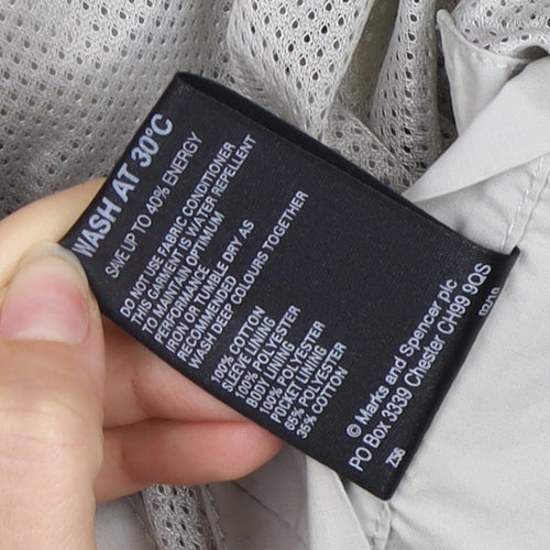 Marks and Spencer Men's Beige XL Basic Jacket