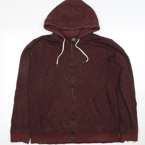 Next Men's Brown Full Zip Hoodie Jumper M