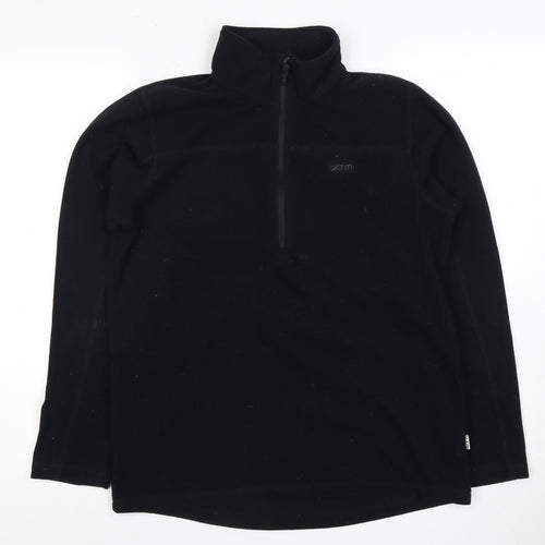 XTM Black Unisex Adults Fleece Pullover Sweatshirt