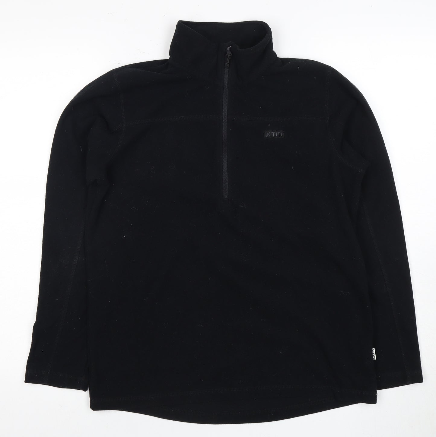 XTM Black Unisex Adults Fleece Pullover Sweatshirt