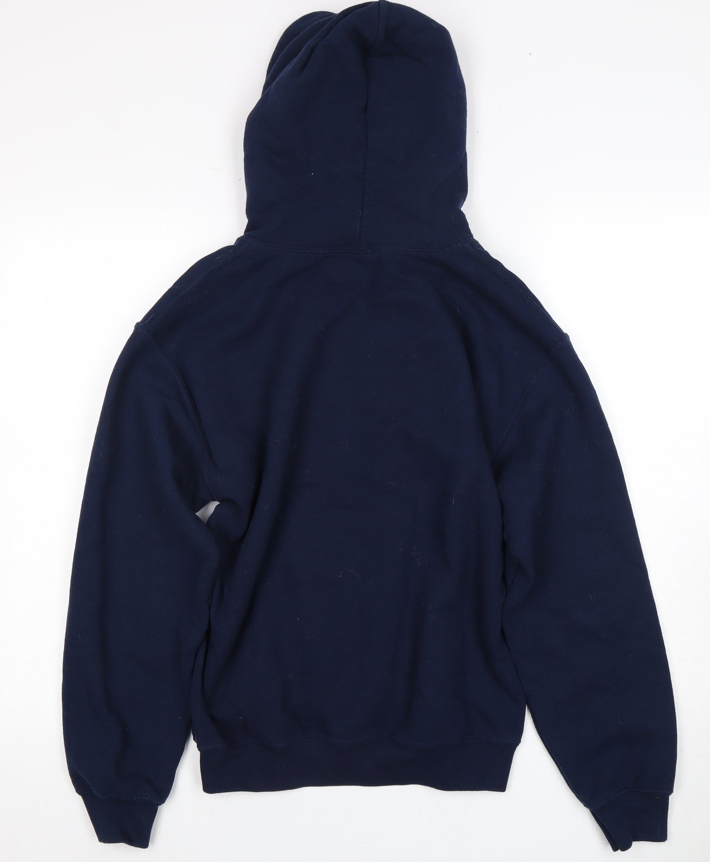 Gildan Men’s Blue Small Pullover Hoodie with Logo