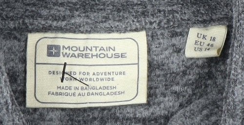 Mountain Warehouse Women's Grey Size 18 Basic Jacket