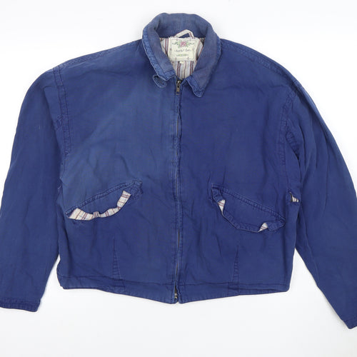 Next Women's Blue Cotton Zip Jacket M