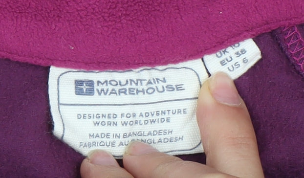 Mountain Warehouse Women's Purple Sweatshirt Size 10