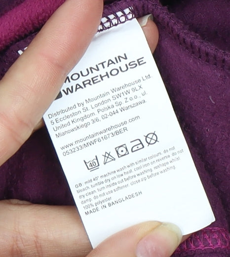 Mountain Warehouse Women's Purple Sweatshirt Size 10