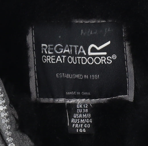 Regatta Women's Grey Parka Coat Size 12