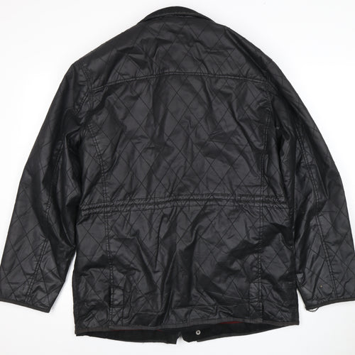 Gryphon Men's Black Quilted Jacket M Casual