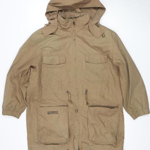 Marks and Spencer Women's Brown Parka Jacket Size 14