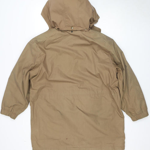 Marks and Spencer Women's Brown Parka Jacket Size 14