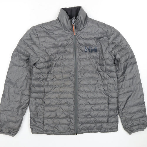 Helly Hansen Boys Grey Puffer Jacket Size 12