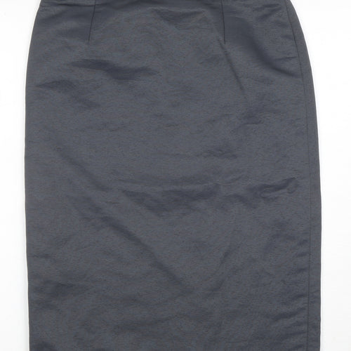 Viyella Women's Grey Pencil Skirt Size 10