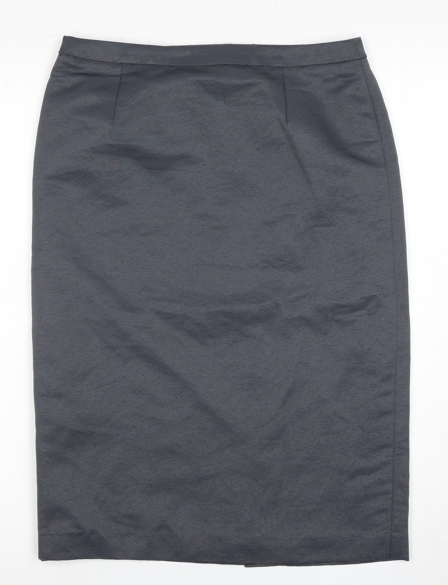 Viyella Women's Grey Pencil Skirt Size 10