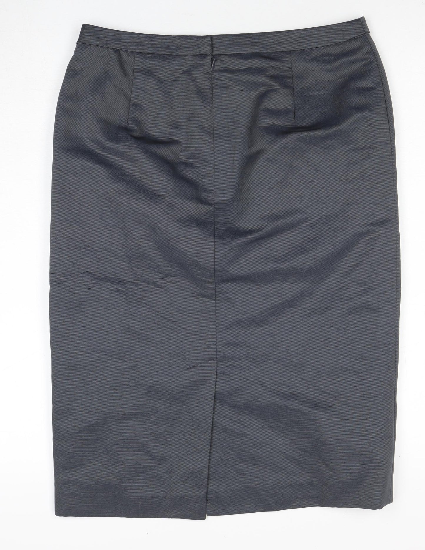 Viyella Women's Grey Pencil Skirt Size 10