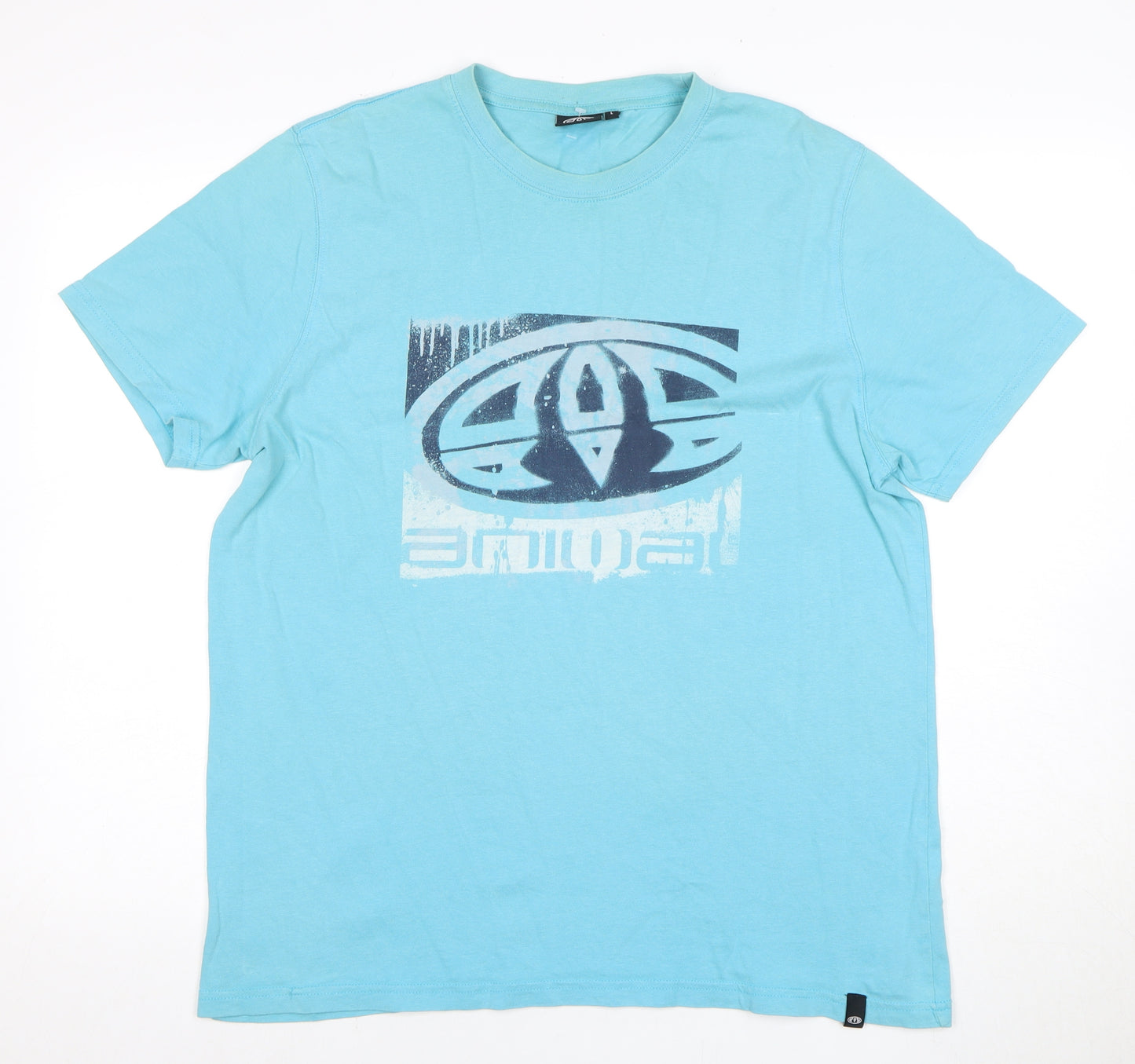 Animal Men’s Blue Graphic Print Crew Neck T-Shirt