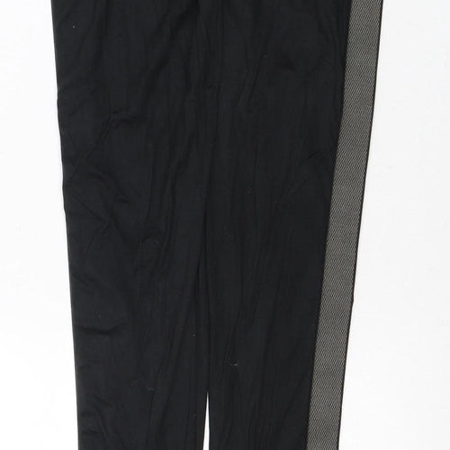 Calvin Klein Women's Black S Leggings with Logo and Elastic Waist