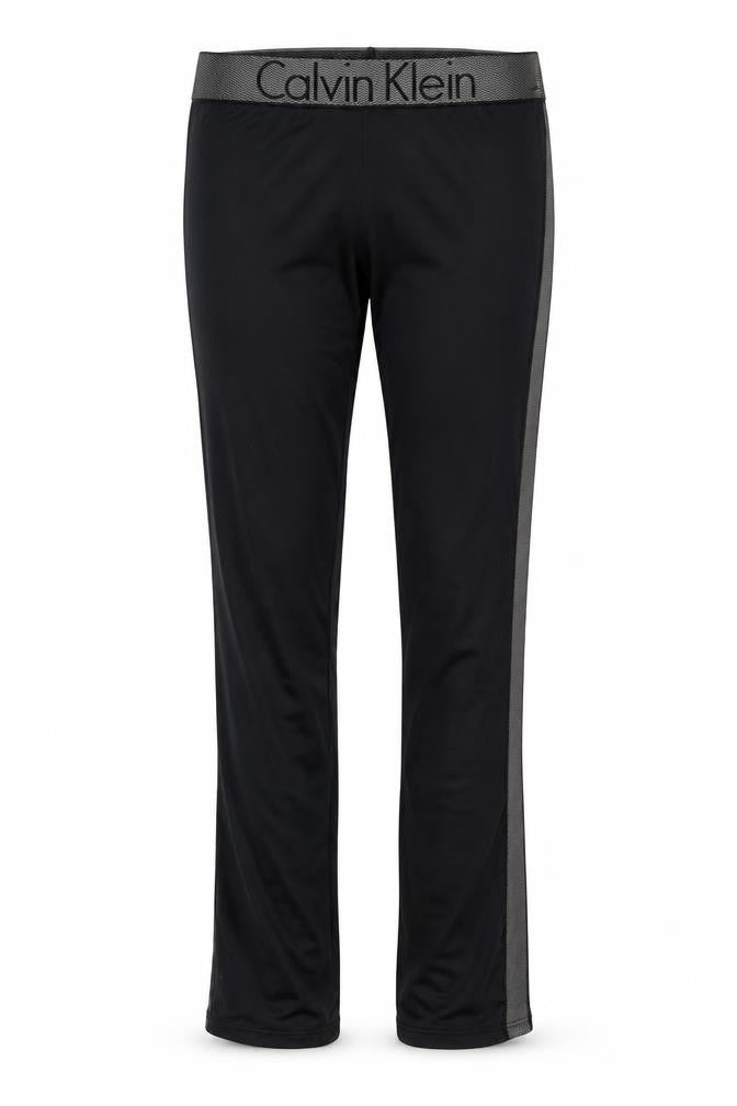 Calvin Klein Women's Black S Leggings with Logo and Elastic Waist