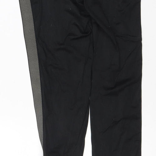 Calvin Klein Women's Black S Leggings with Logo and Elastic Waist