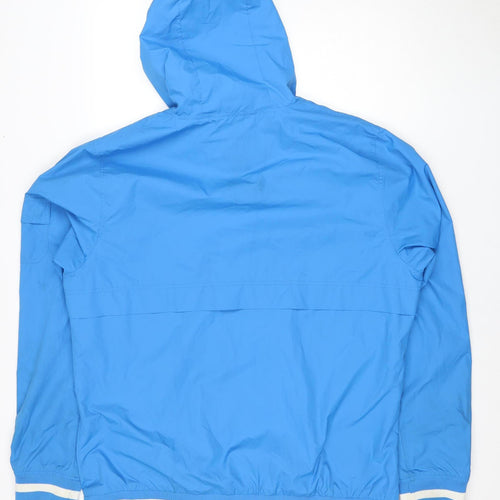 Bench Men's Blue 2XL Windbreaker Jacket Casual Hooded