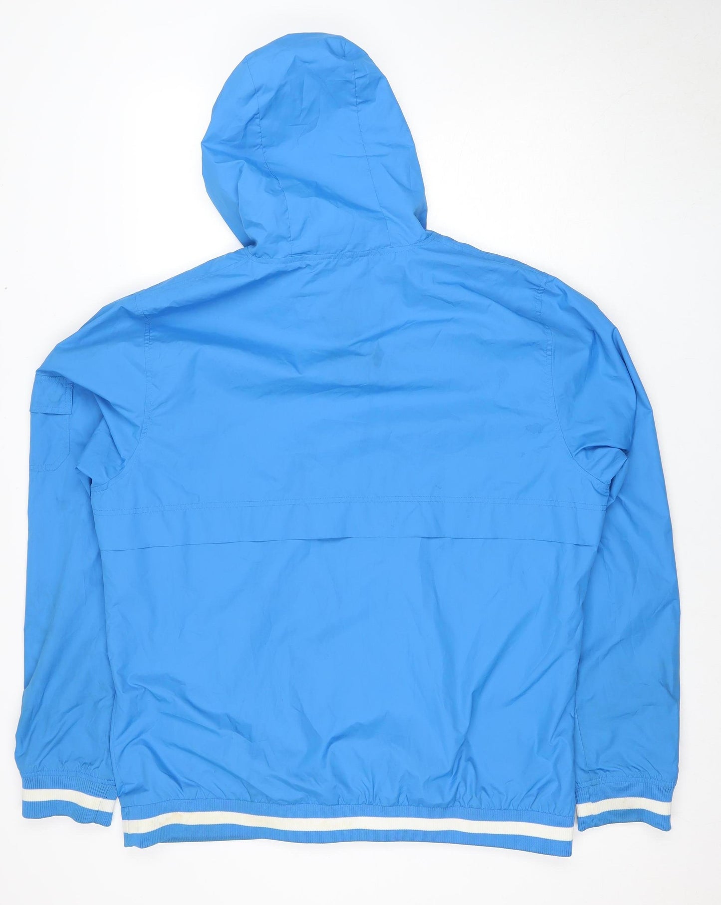 Bench Men's Blue 2XL Windbreaker Jacket Casual Hooded