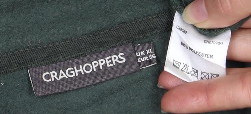 Craghoppers Men's Green 3XL Fleece Jacket
