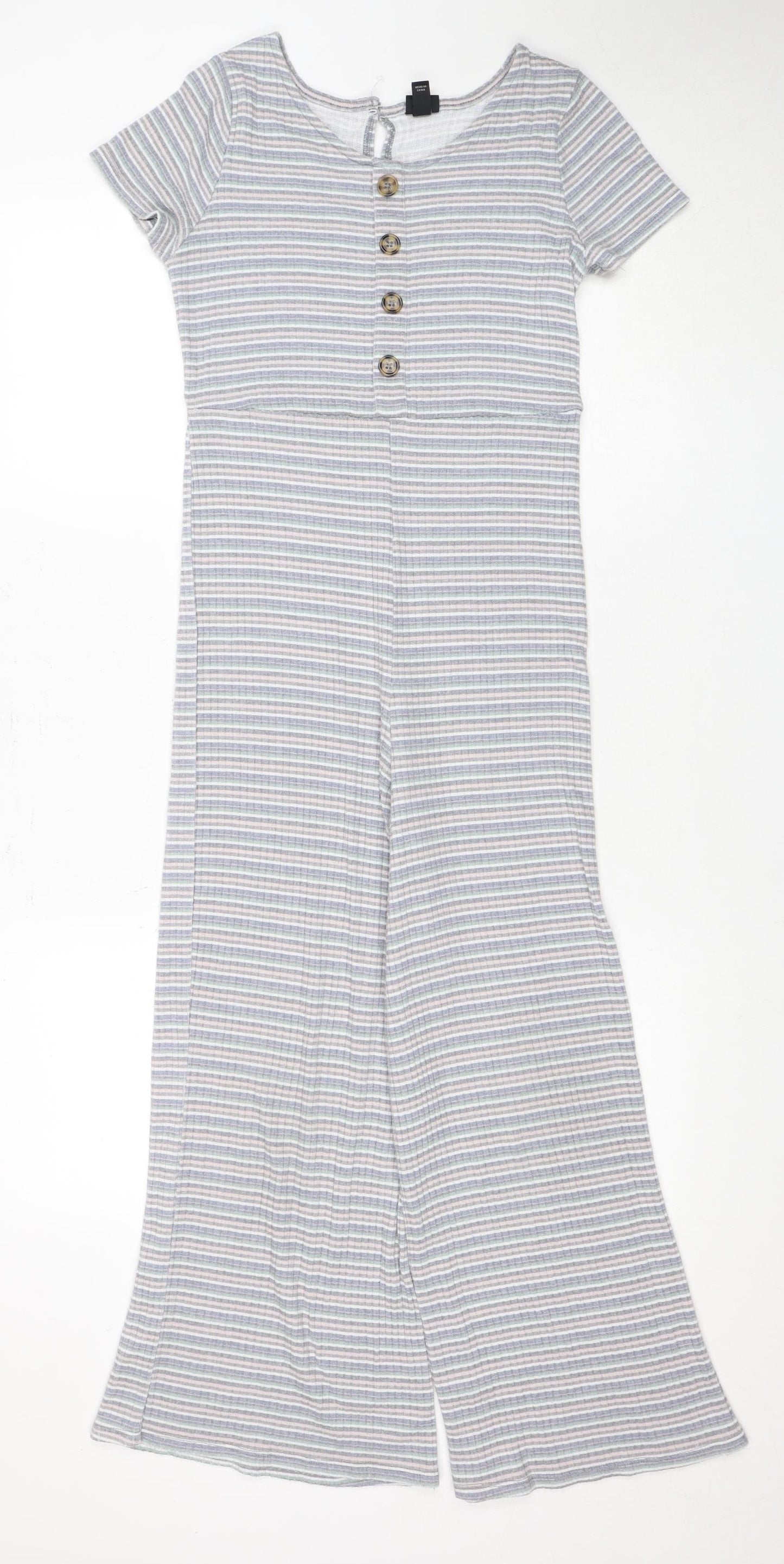 Art Class Women's Multicoloured L Striped Jumpsuit
