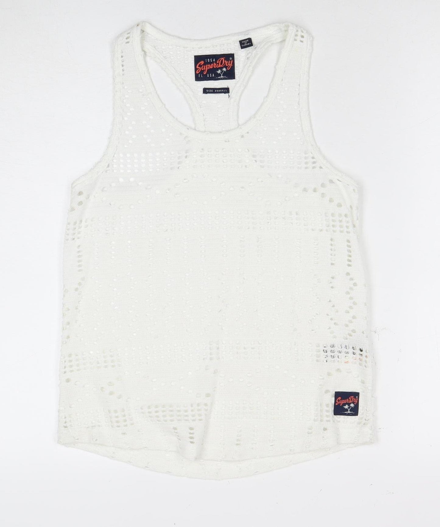 SuperDry Women's White XS Camisole Tank Top