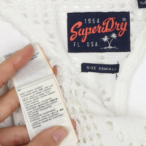 SuperDry Women's White XS Camisole Tank Top