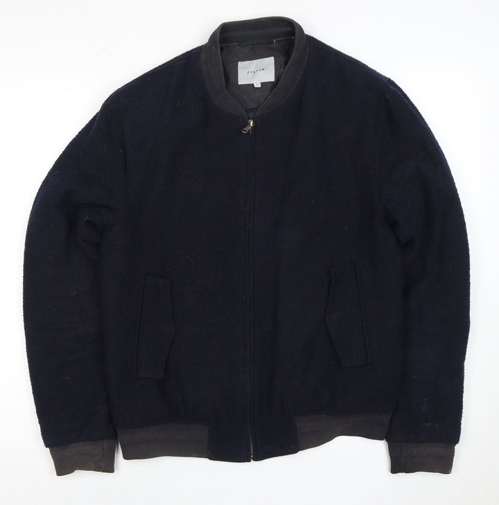 Jigsaw Men's Black Bomber Jacket Size S Casual