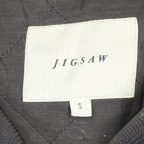 Jigsaw Men's Black Bomber Jacket Size S Casual