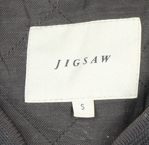 Jigsaw Men's Black Bomber Jacket Size S Casual