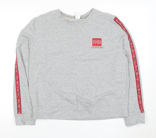 Calvin Klein Men's Grey Pyjama Top M