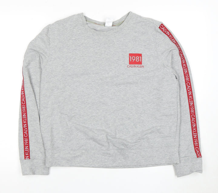 Calvin Klein Men's Grey Pyjama Top M