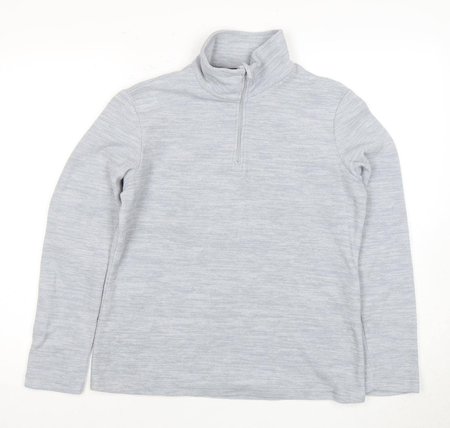 Mountain Warehouse Women's Grey Mock Neck Sweatshirt - Size 12
