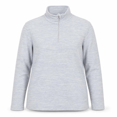 Mountain Warehouse Women's Grey Mock Neck Sweatshirt - Size 12