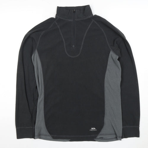 Trespass Unisex Black M Pullover Fleece Sweatshirt