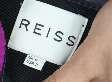 Reiss Women's Purple Bodycon Dress Size 6