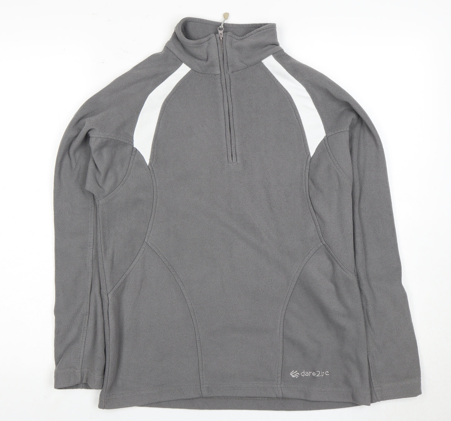 Dare2Be Women's Grey Fleece Zip Sweatshirt M