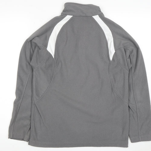 Dare2Be Women's Grey Fleece Zip Sweatshirt M