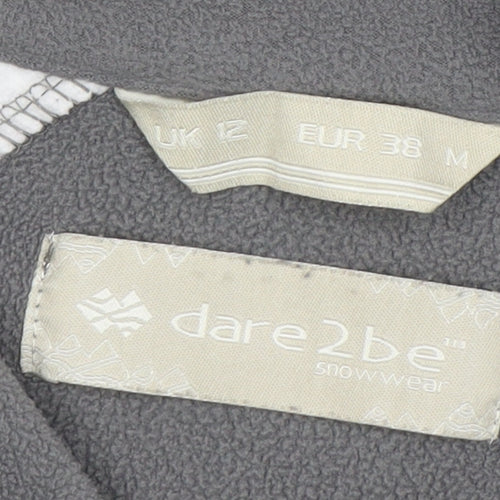 Dare2Be Women's Grey Fleece Zip Sweatshirt M