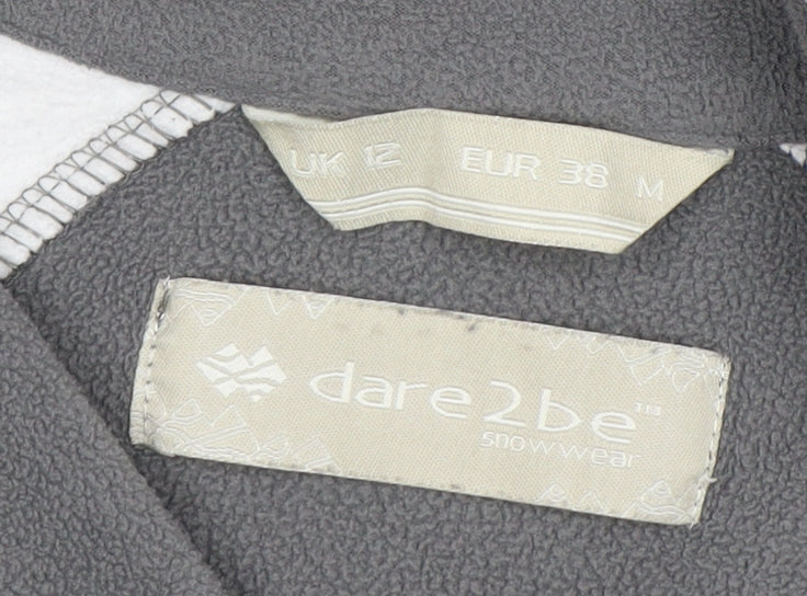 Dare2Be Women's Grey Fleece Zip Sweatshirt M