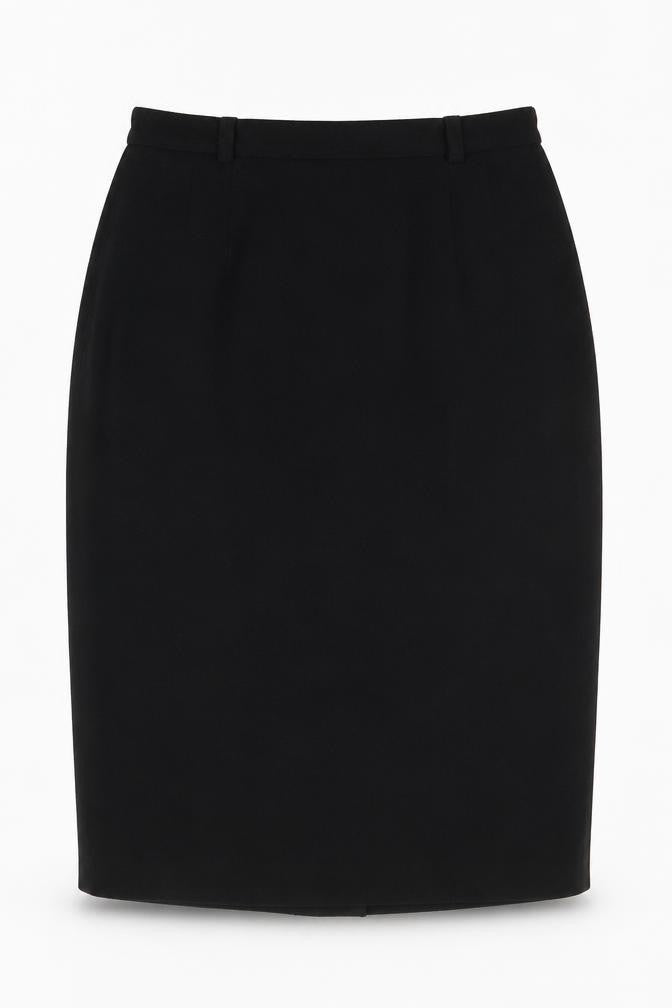 Viyella Black Pencil Skirt, Petites Size 14, Women's Formal