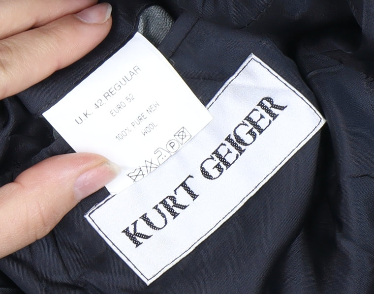 Kurt Geiger Men's Multicoloured Blazer, Size 42, Regular Fit