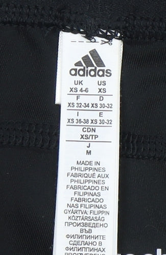 Adidas Women's Black XS Cropped Running Leggings