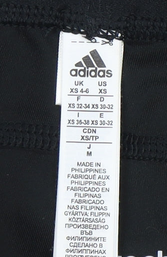 Adidas Women's Black XS Cropped Running Leggings